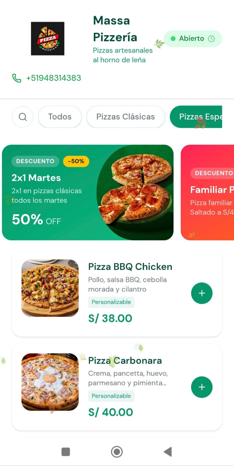 Massa Pizzería